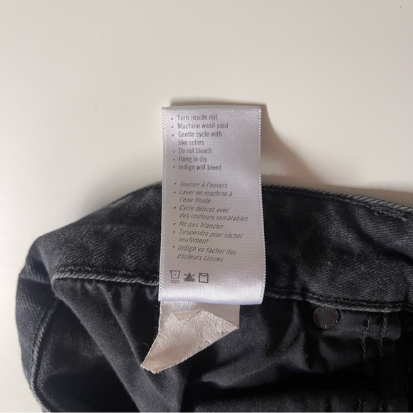 Paige Denim X Rosie HW Constance Split Ankle Skinny Jeans - Washed Black - Picture 13 of 13